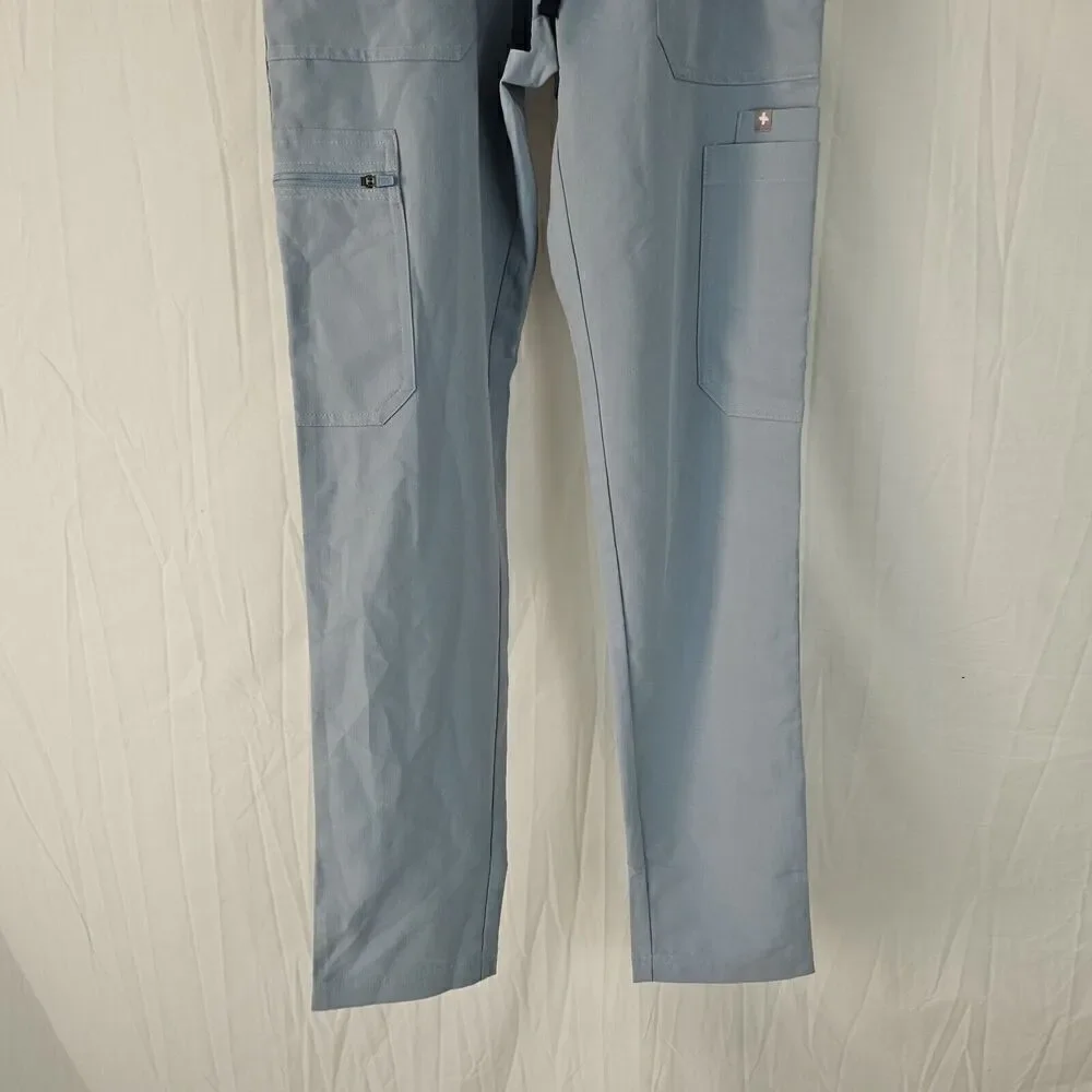 Figs Technical Collection Pisco Basoc Scrub Pants Men's Size XS Light Blue